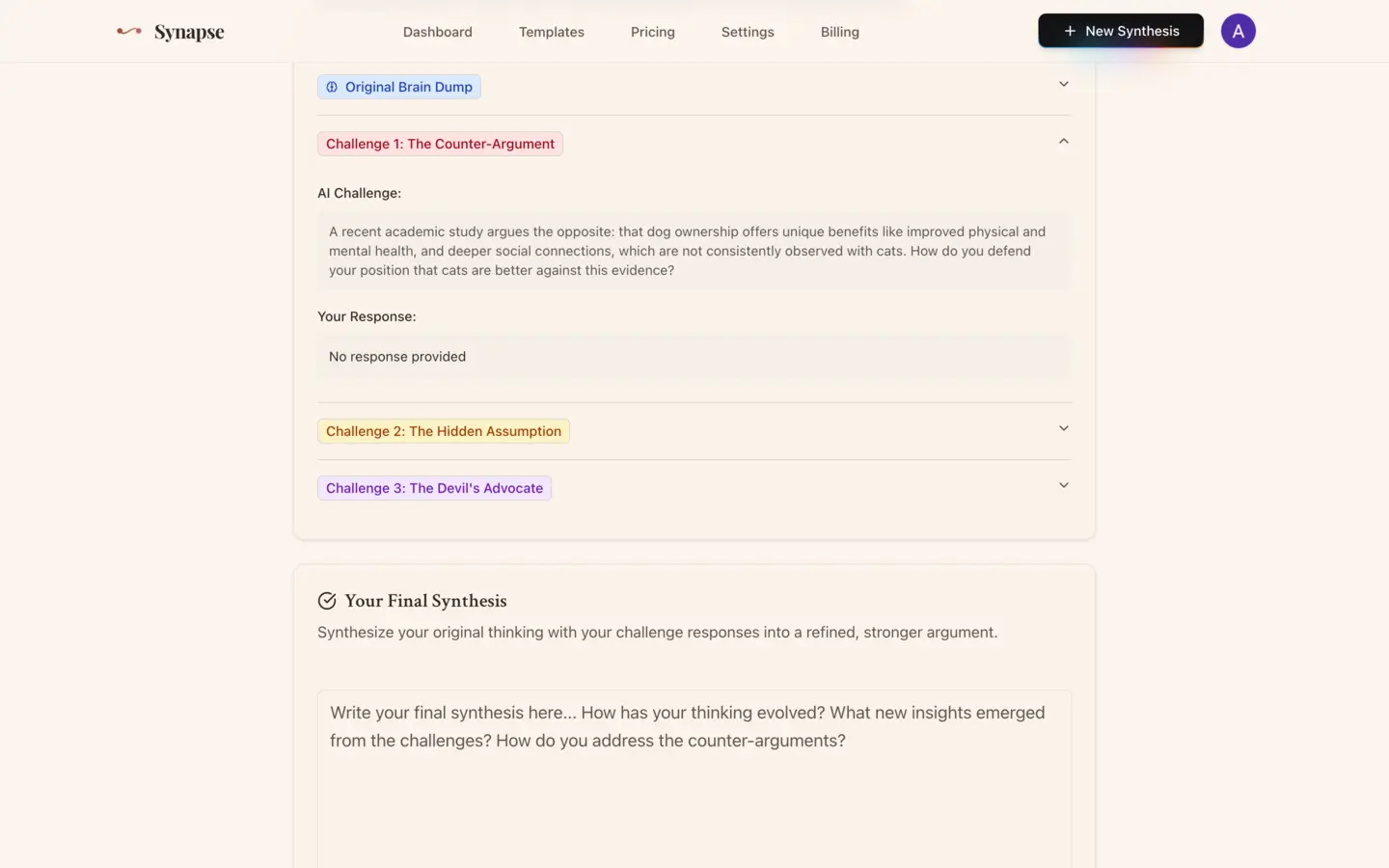 Synapse screenshot 6